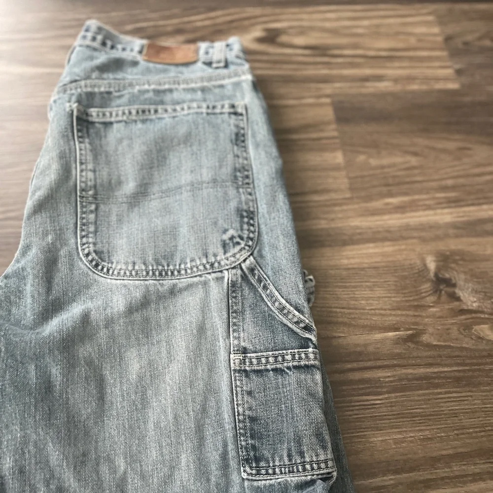 Tommy Hilfiger Vintage Light blue Washed Loose Fit Carpenter Jeans - Picture 4 of 11